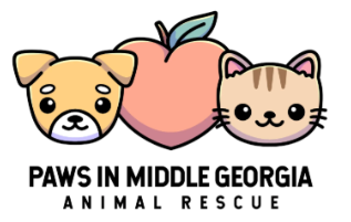 paws in middle ga logo